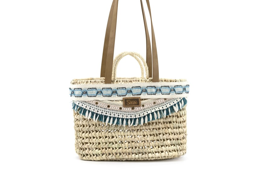 Shopper nudos RENATTA azul
